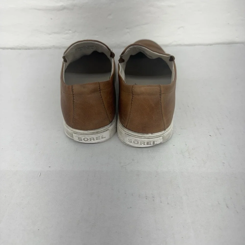 Sorel Men 10.5Caribou Mod Waterproof Leather Slip-On Casual City Preppy Sneakers - Picture 4 of 6